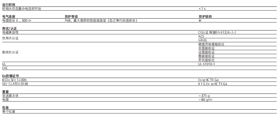 壓力液位計(jì)參數(shù)